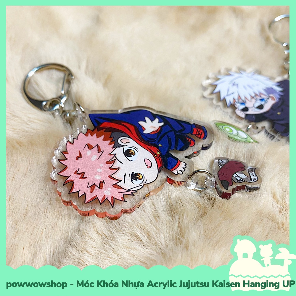 Móc Khóa Nhựa Acrylic Trong Suốt Jujutsu Kaisen Hanging UP