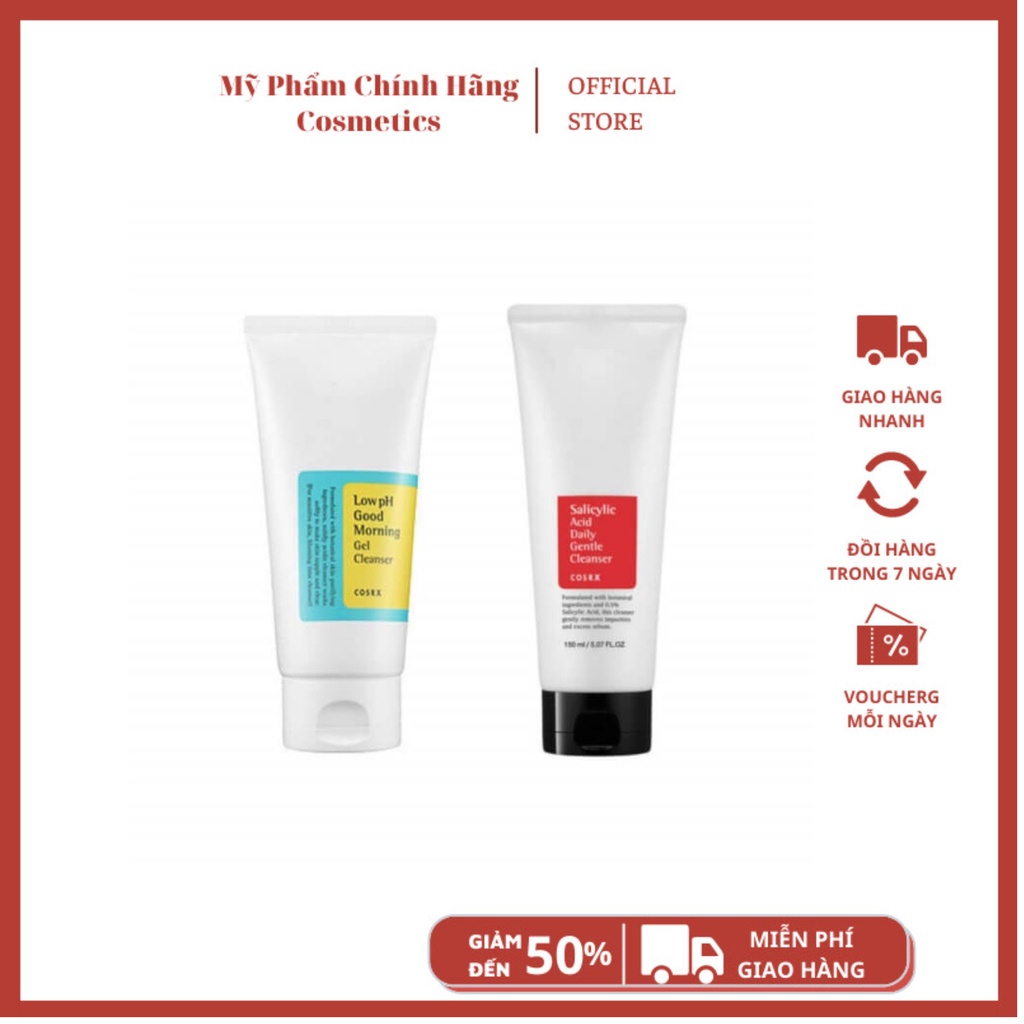 SỮA RỬA MẶT dịu nhẹ Cosrx Low Ph Good Morning Gel Cleanser 150ML