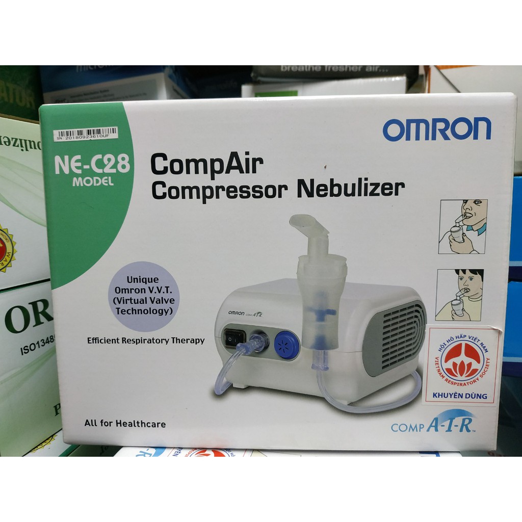 Máy xông khí dung Omron NE-C28 bảo hành chính hãng 5 năm