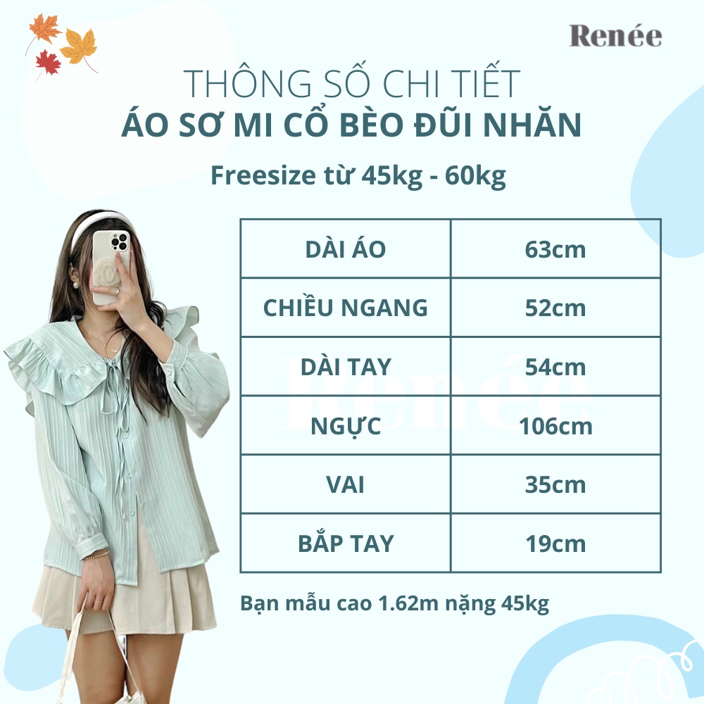 Áo sơ mi nữ cổ bèo, áo kiểu dài tay cổ thuỷ thủ thắt nơ chất vải gân siêu xinh - AS21