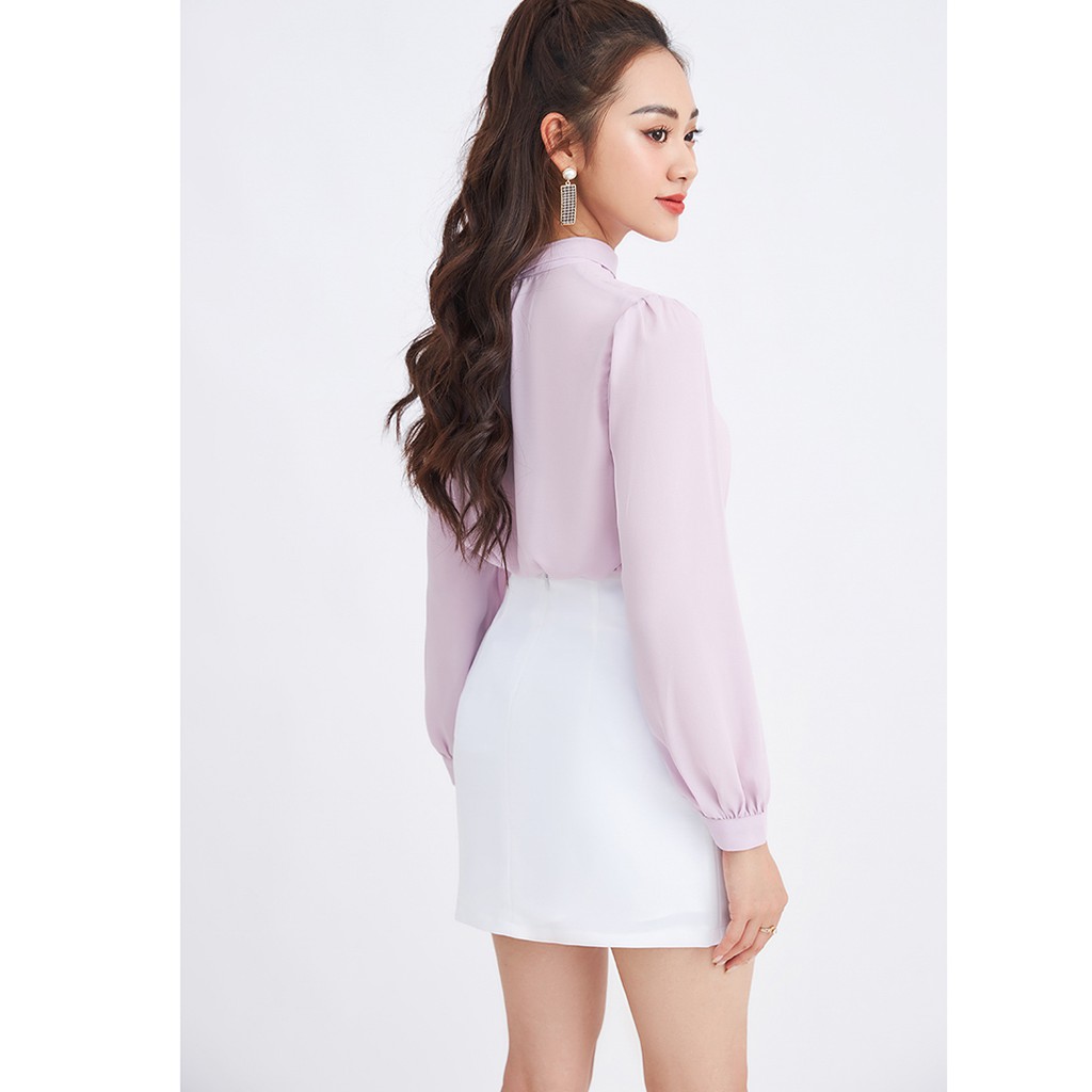 Chân váy chữ A ngắn 92WEAR 2 màu, đủ size, đính cúc trang trí JAA1216 | BigBuy360 - bigbuy360.vn