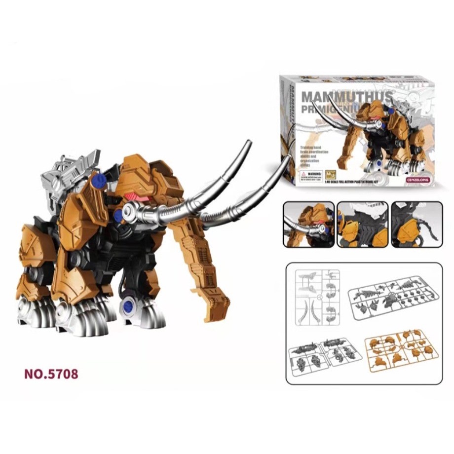Đồ chơi Cenzelong (kết hợp giữa Gundam và Zoids) - Mammuthus Primigenius - mã 5708