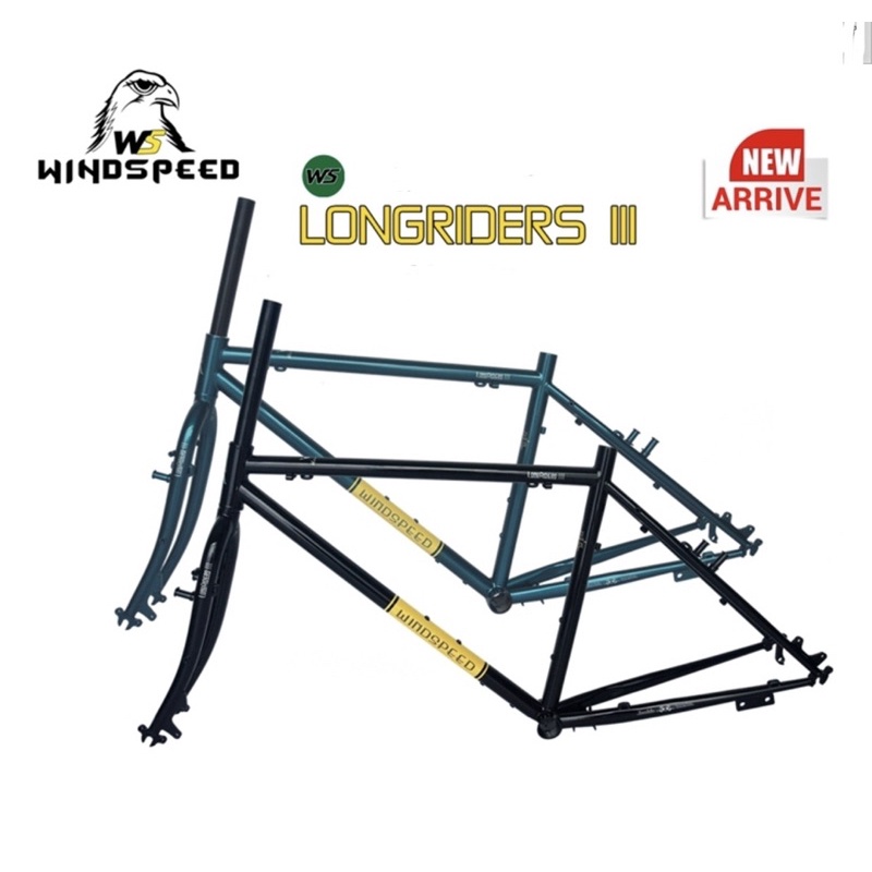 Khung Windspeed Touring Longrider III chất liệu thép CR-MO 4130