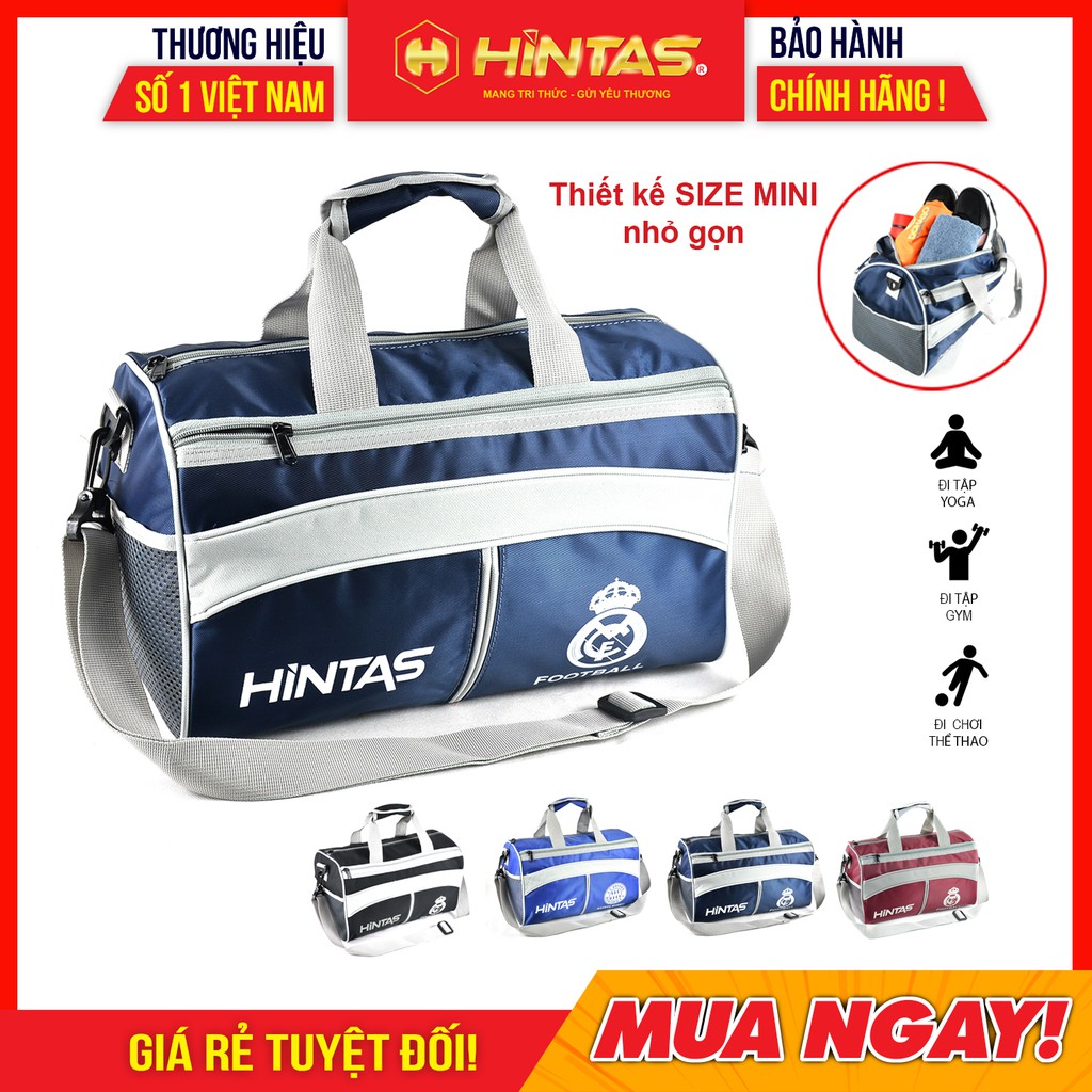 Túi Trống Thể Thao HINTAS (TT 04) [HÀNG CHÍNH HÃNG] Size mini dành cho YOGA, GYM, ĐÁ BANH, BƠI LỘI, TENIC.