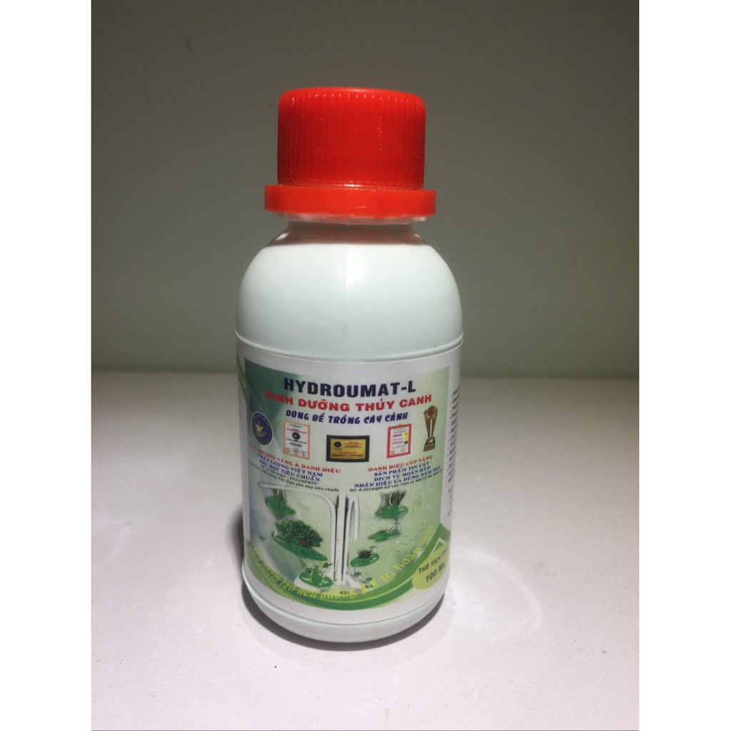 Dinh dưỡng cho cây cảnh thủy canh Hydroumat L 100ml