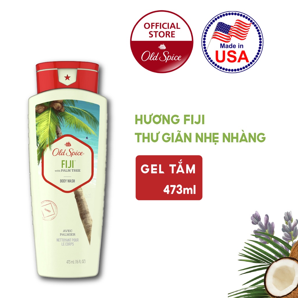 Gel tắm Old Spice nhiều mùi hương 473ml