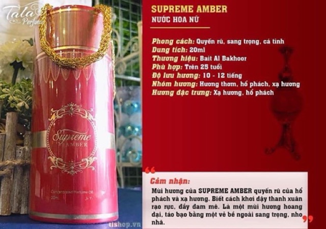 Tinh Dầu Nước Hoa Nội Địa Supreme Musk | BigBuy360 - bigbuy360.vn