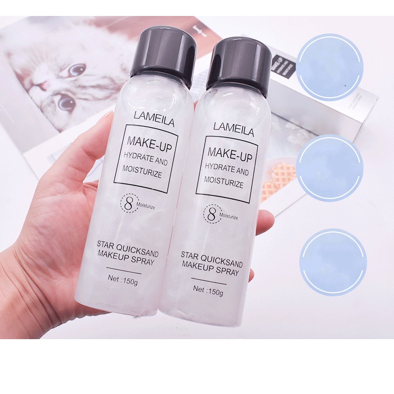 Xịt Nhũ Khóa Trang Điểm Star Quicksand Flash Make Up Spray 8 Hours Wear Moisturize | BigBuy360 - bigbuy360.vn