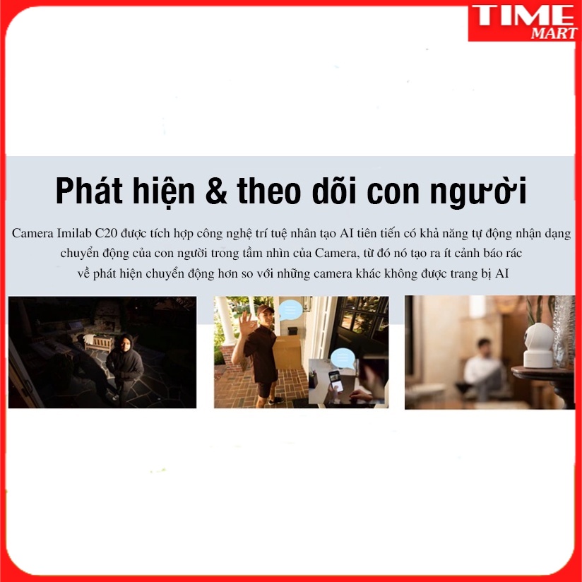 Camera IP giám sát C20 1080p IMILAB bản Quốc Tế [TIME_MART siêu thị tiện ích gia đình]