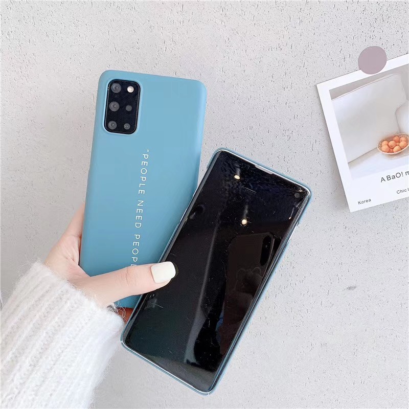 Ốp điện thoại cứng màu xanh dương cho Samsung Note 20 Ultra S20 Plus S20 Ultra S10 Plus S10 5G Note 10 Plus S8 S9 Plus Note 8 Note 9 | BigBuy360 - bigbuy360.vn