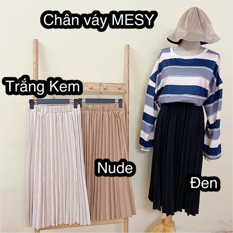 Chân Váy Trơn Via Skirt - chất vải siêu mát lưng chun co giãn đủ 3 màu | BigBuy360 - bigbuy360.vn