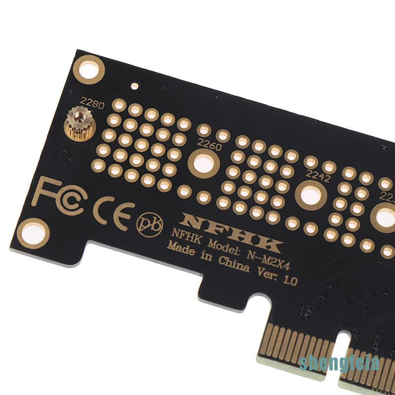 Thẻ Chuyển Đổi Nvme Pcie M.2 Ngff Ssd Sang Pcie X4 Sang M.2 Kèm Giá Đỡ | BigBuy360 - bigbuy360.vn