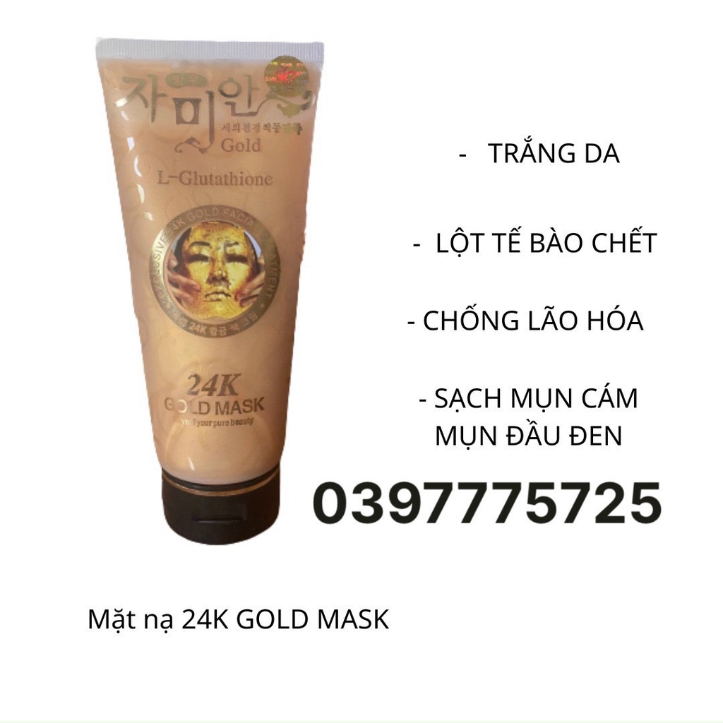 Mặt nạ Golf Mask 24K ( tuýp Vàng)