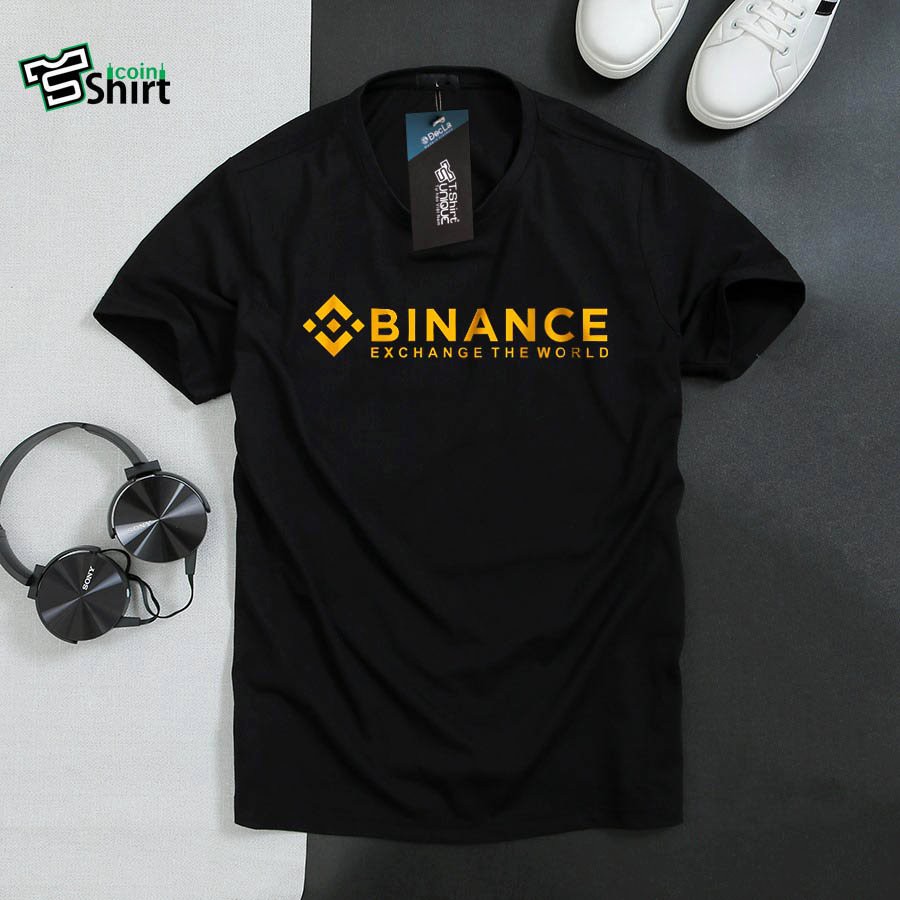 Áo Binance cổ tròn (cointshirt)BNB, Bitcoin BTC, Ethereum ETH, Polkadot DOT, Near, Solana SOL, Celo, Crypto, HODL, Trade