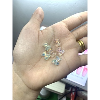 Set charm gấu lấp lánh 10 con