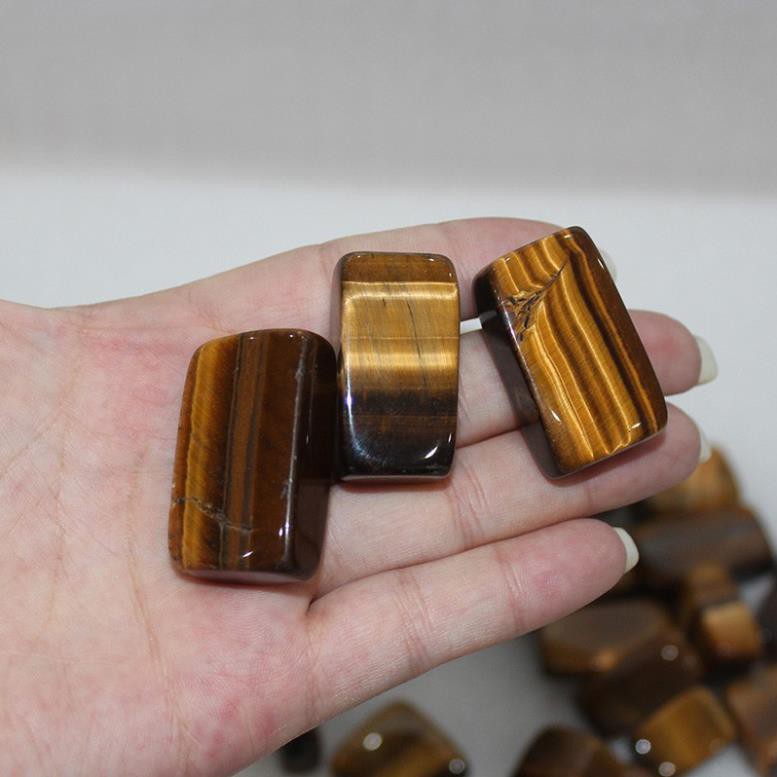 [Freeship toàn quốc]  Đá Không Lỗ Thanh Tẩy Mắt hổ Tiger’s Eye To Đẹp