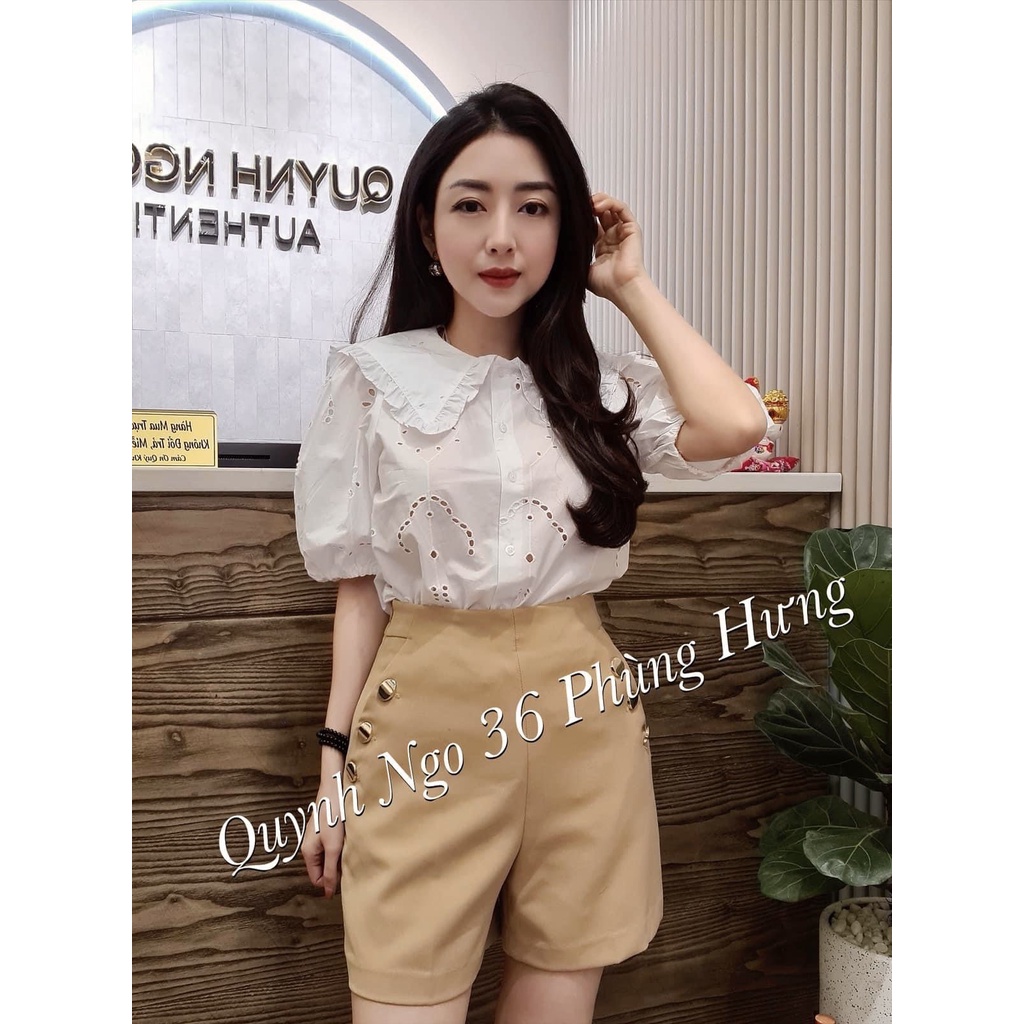 QUẦN SHORT ZRF CÚC ĐỒNG TÚI CHÉO CHO NỮ