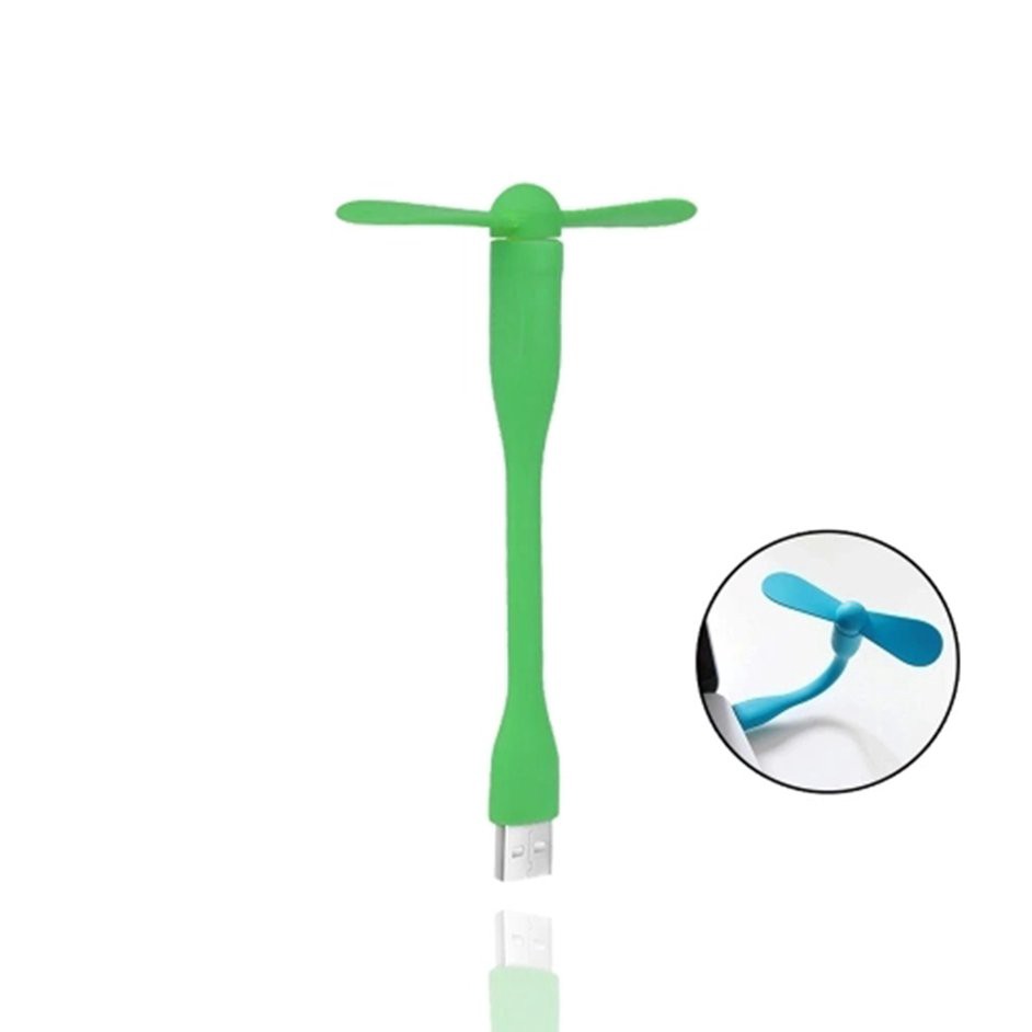 Quạt USB 2 Cánh Mini Cầm Tay Siêu Mát, Đèn Led USB