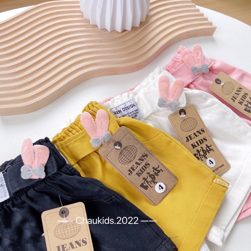 Quần short bé gái tai thỏ,quần sooc cho bé gái phong cách
