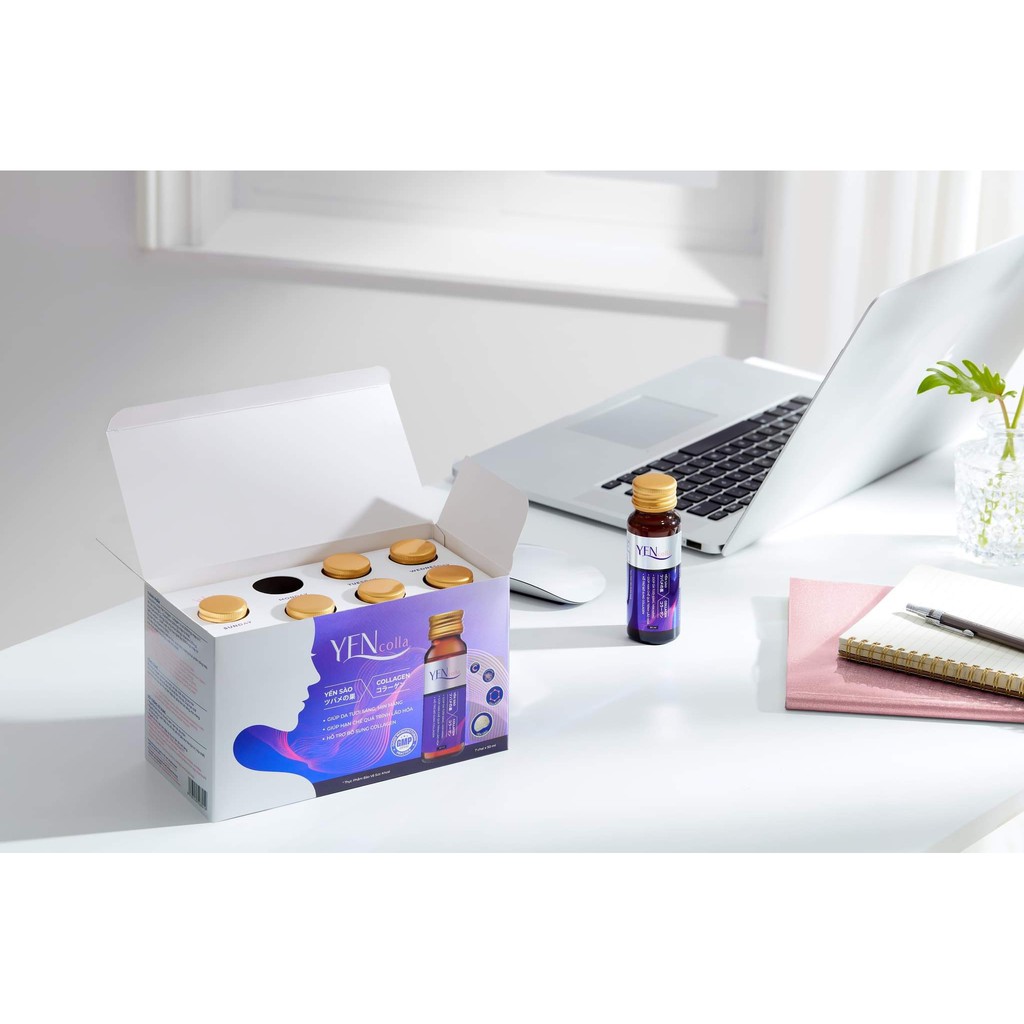 Nước Uống Collagen YENCOLLA - collagen dạng chai nước uống - Hộp 7 Chai