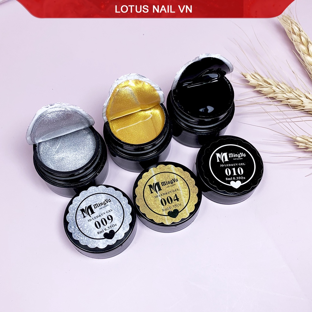 Set gel vẽ móng Mingya 12 màu cao cấp chất siêu đặc mướt