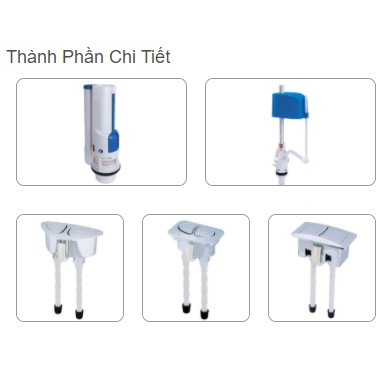 BỘ XẢ NƯỚC BỒN CẦU 2 NHẤN KÉT RỜI VS0403 - PKNHAH0053 (THƯƠNG HIỆU HÙNG ANH)