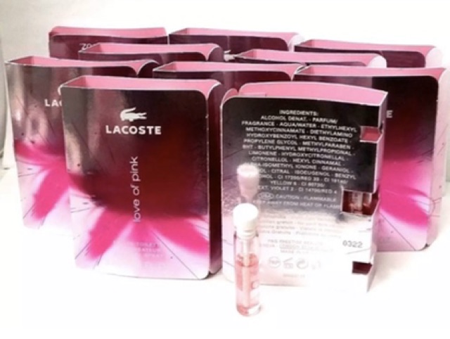 Nước hoa mi ni Lacoste Love of pink