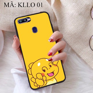 Ốp lưng Oppo F9 viền dẻo TPU BST Khủng Long Lai Ong