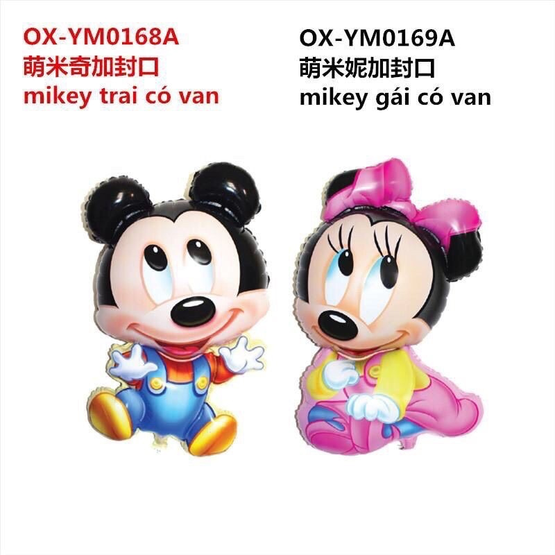 Bóng kiếng hình chuột Mickey size 80cm