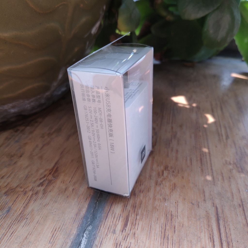 [Hỏa Tốc HCM] Củ Sạc Xiaomi 18W MDY-08-EH Nhanh 3.0 + mua thêm Cáp (TRẮNG)