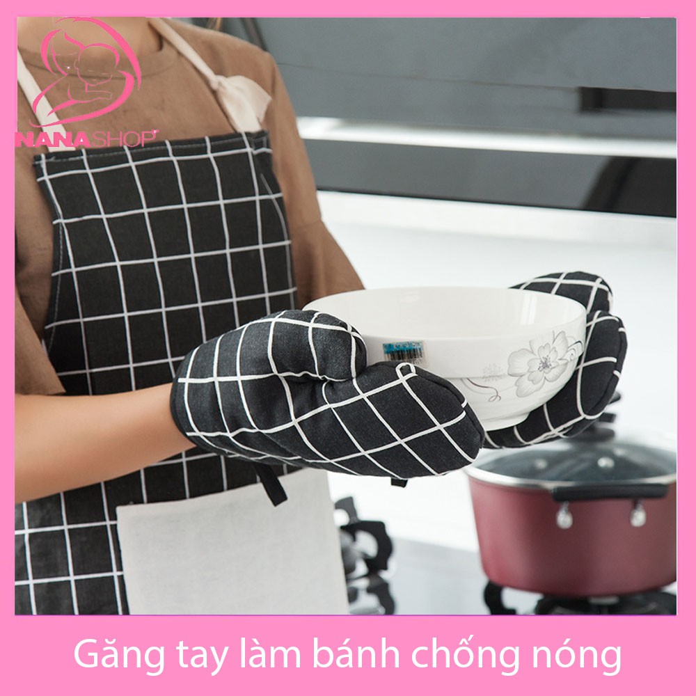 Găng tay làm bánh, làm bếp chống nóng ( 1 chiếc )