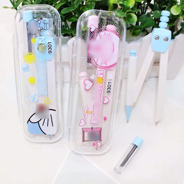 12 Chiếc Compa chì bấm, compa chì kim 9301
