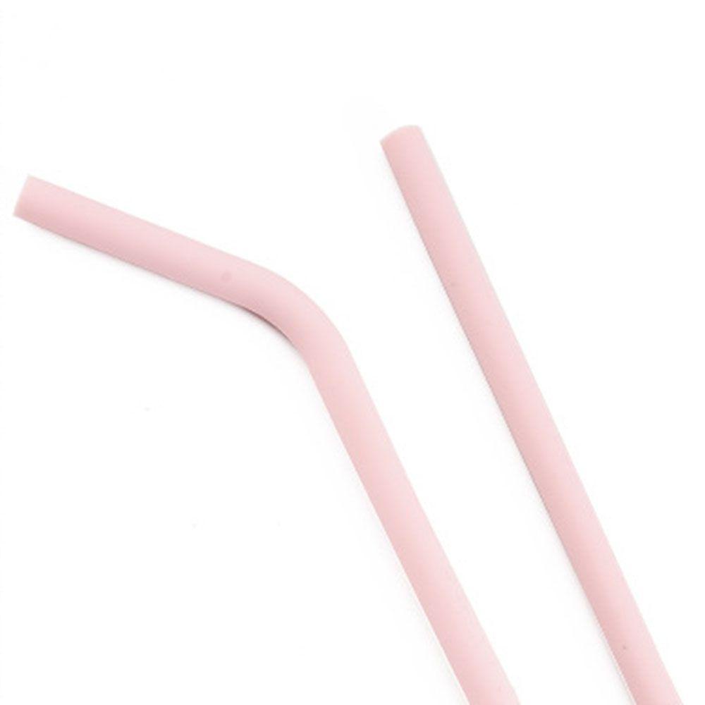 ♫Daphne♫ Ống Hút Bằng Silicone Nhiều Màu Sắc