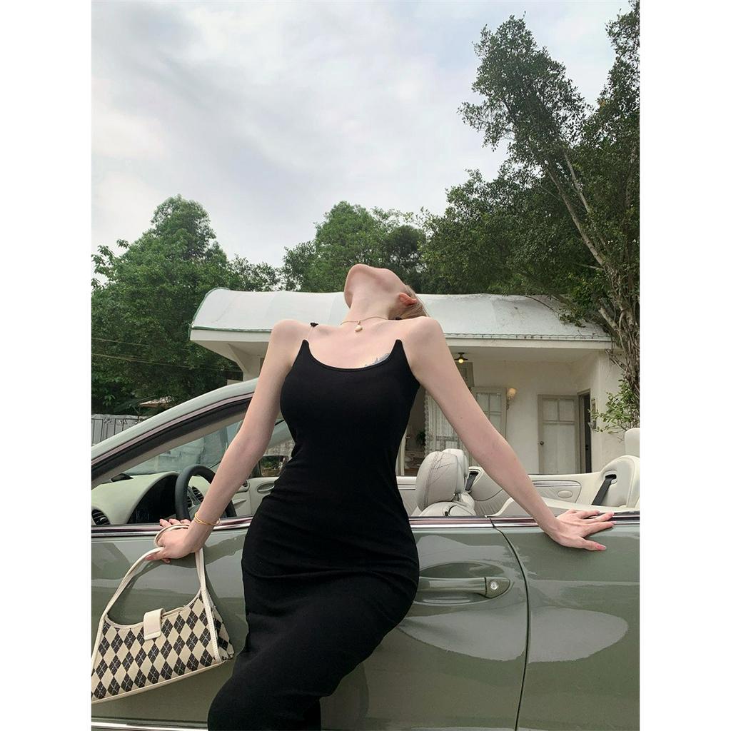 Đầm Đuôi Cá Hai Dây Không Tay Phong Cách Hàn Quốc Dành Cho Nữ