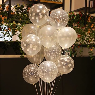 chùm bóng , set bóng trang trí sinh nhật , combo 10 bóng bay mix 3 loại size bóng 30 cm