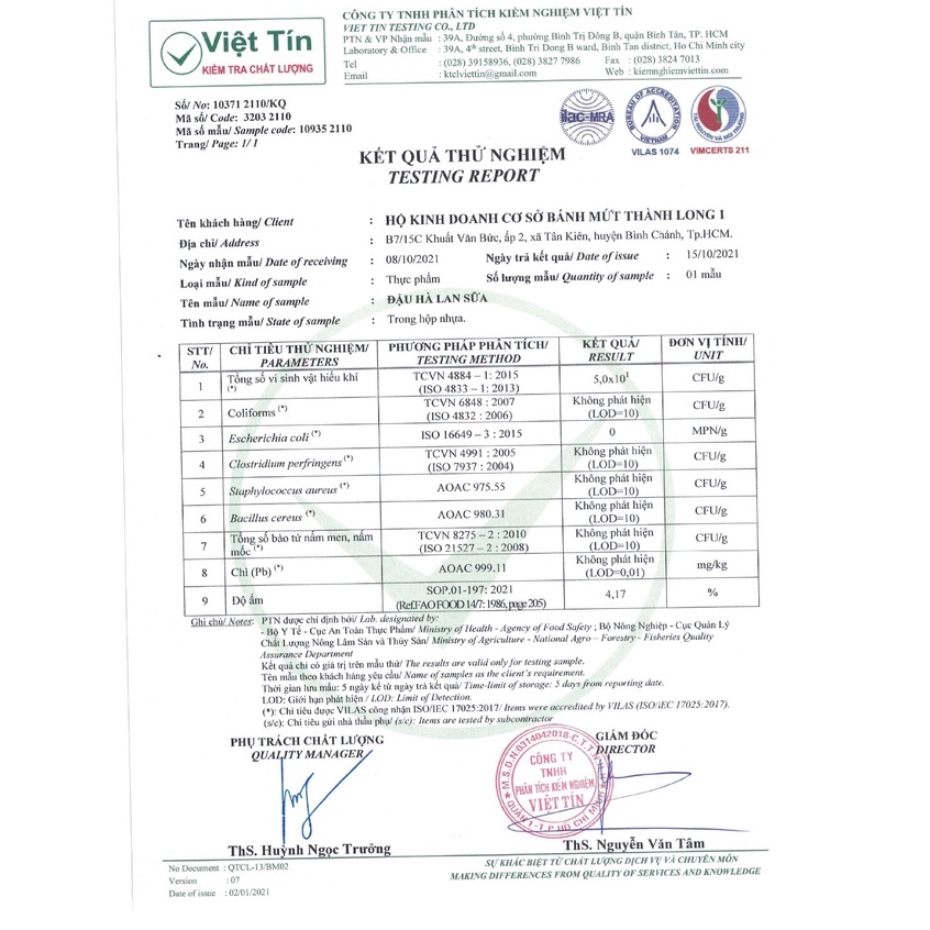 Đậu hà lan tẩm Sữa sấy giòn Thành Long ăn vặt dinh dưỡng cực ngon đảm bảo VSATTP gói/bịch 200g/500g - Việt Nam