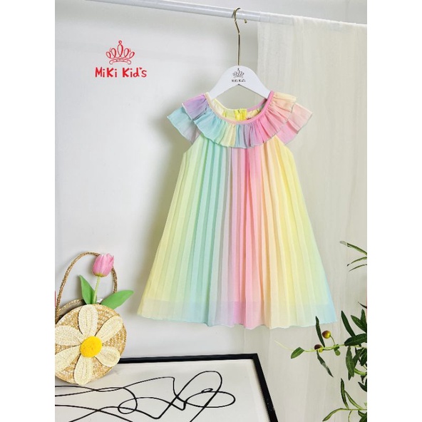 Đầm von xếp ly cao cấp cho bé.Mẫu mới về