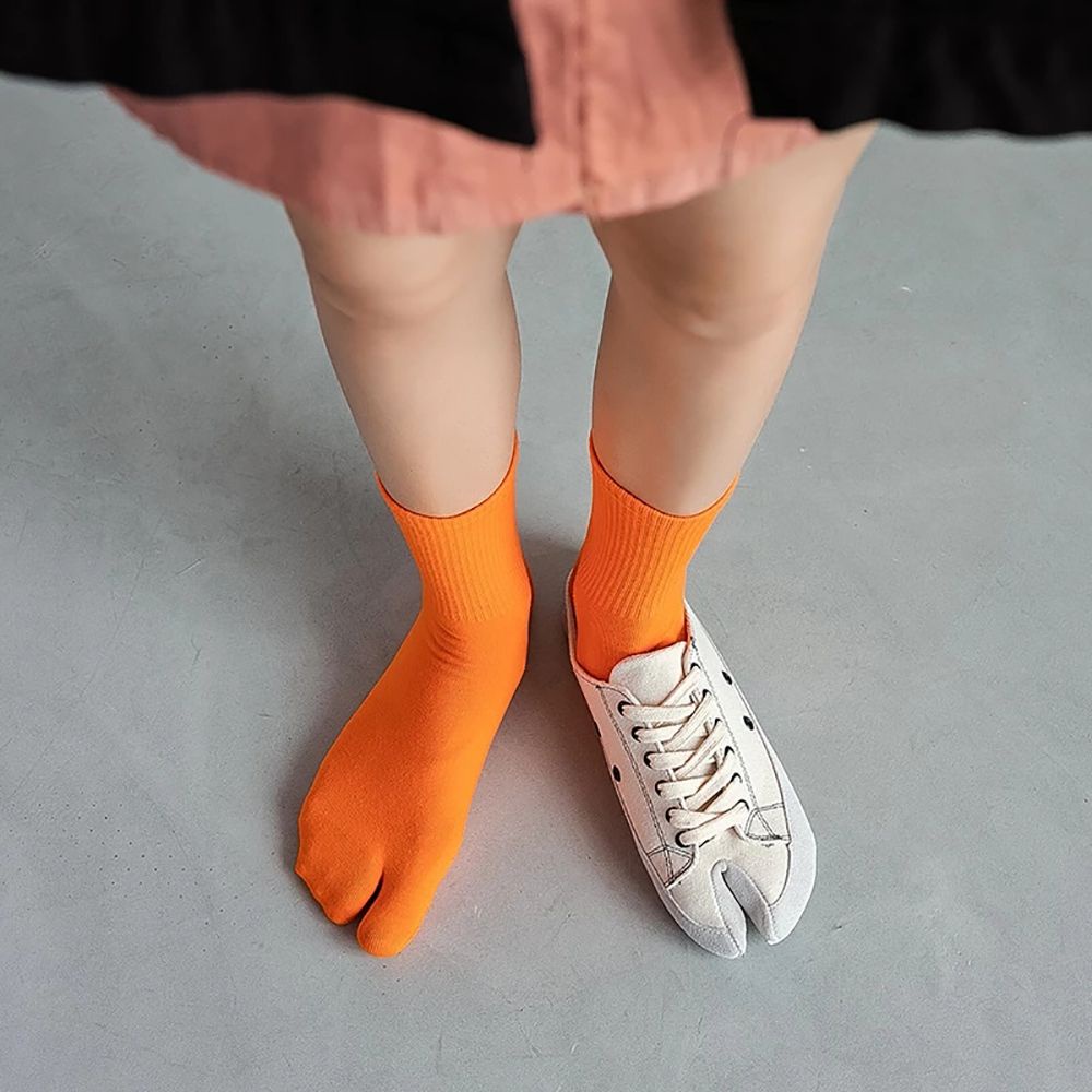 Vớ cotton ống dài thoáng khí nhiều màu sắc năng động thời trang