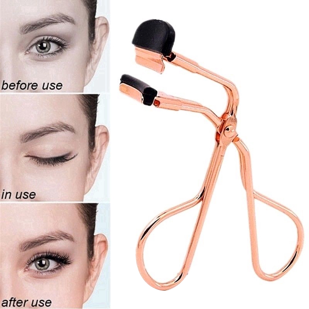 [Hàng mới về] Dụng cụ uốn lông mi mini tháo rời được kèm đệm lót