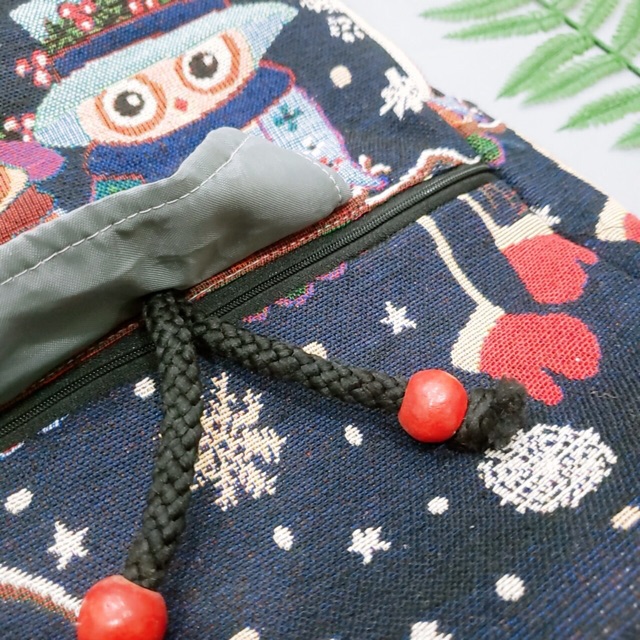 balo hoạ tiết thổ cẩm vải sợi dệt handmade
