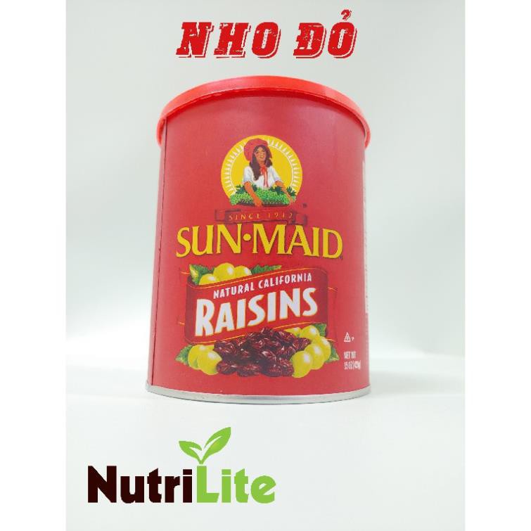 Nho đỏ Sunmaid Mỹ Raisins 425g