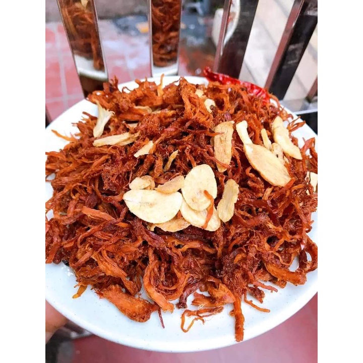 KHÔ HEO CHÁY TỎI LOẠI 1 thơm ngon  hũ pet 300gr | BigBuy360 - bigbuy360.vn