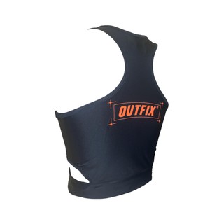 CUT OFF ÁO CROPTOP THUN CO GIÃN OUTFIX
