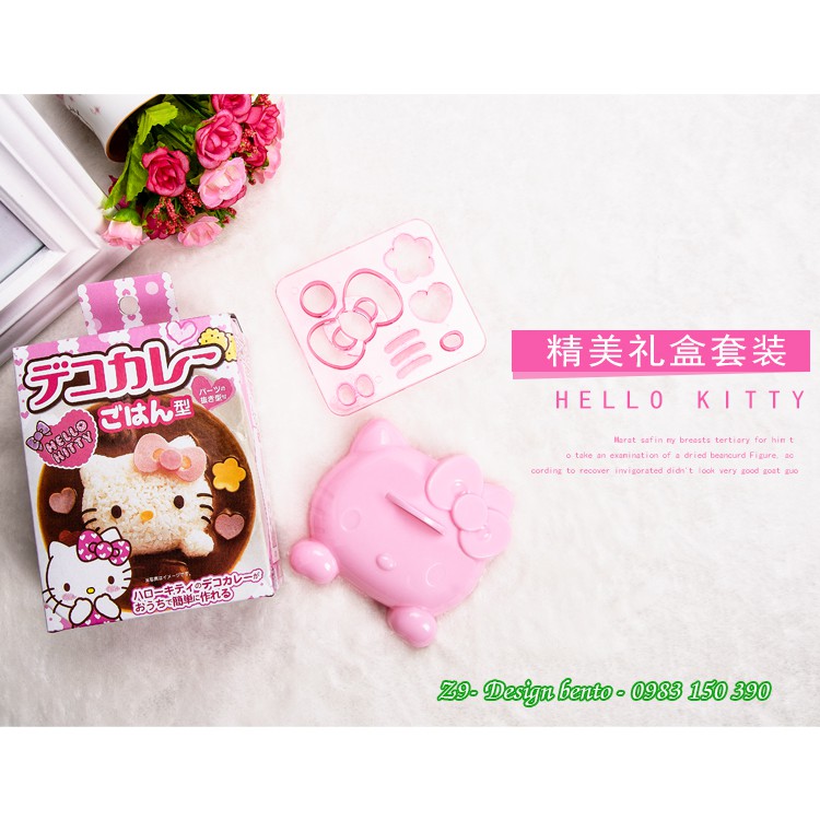 KHUÔN ÉP CƠM BENTO MÈO HELLO KITTY BABY