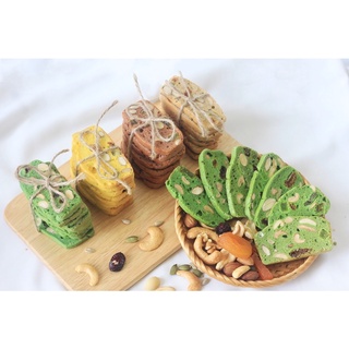 Bánh BISCOTTI Ăn Kiêng Vị Matcha by Finn healthy 250g
