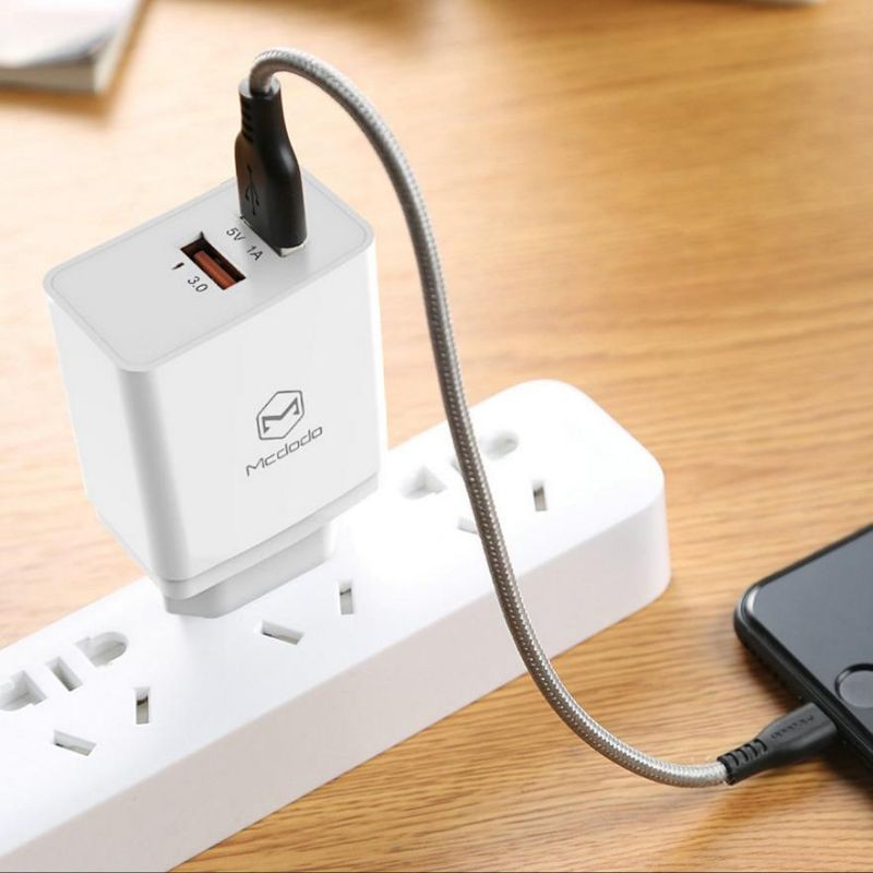 củ sạc nhanh 2 cổng cắm