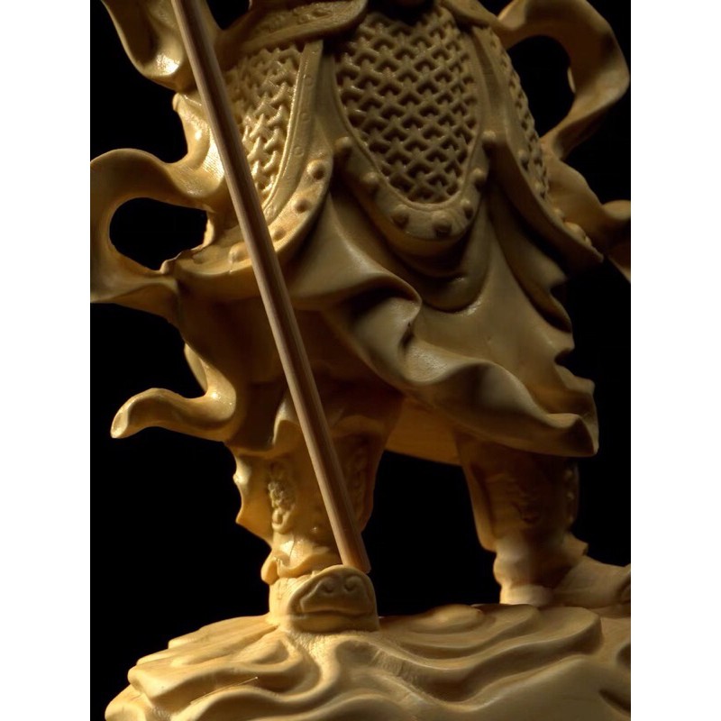 Tượng gỗ : Tề Thiên Đại Thánh. cao: 23cm-ngang: 7.5cm-sâu:5cm