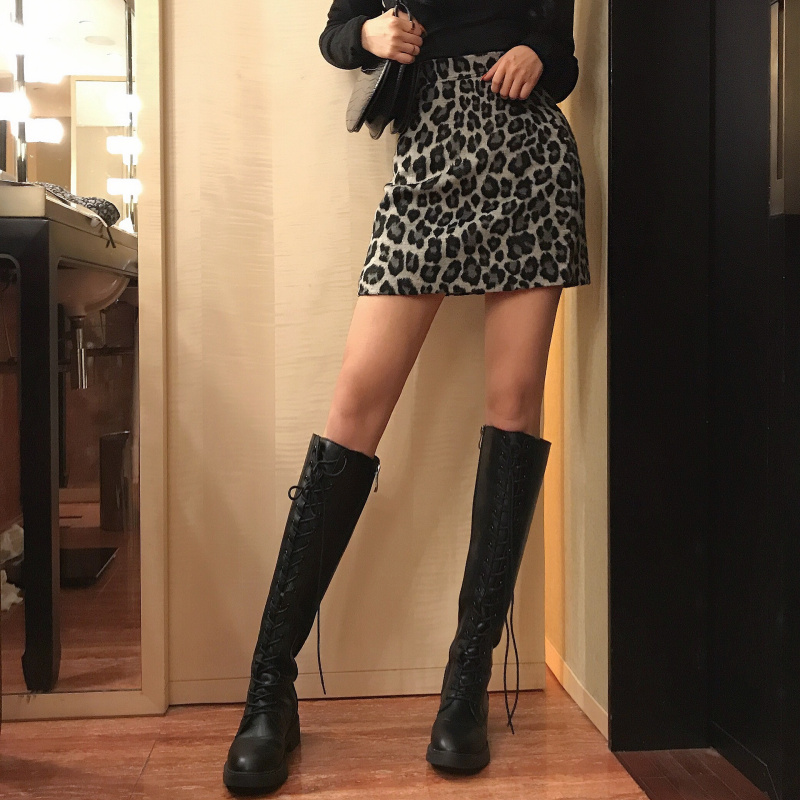 Chân Váy Chữ A Họa Tiết Da Báo Thời Trang Nữ Sành Điệu | BigBuy360 - bigbuy360.vn