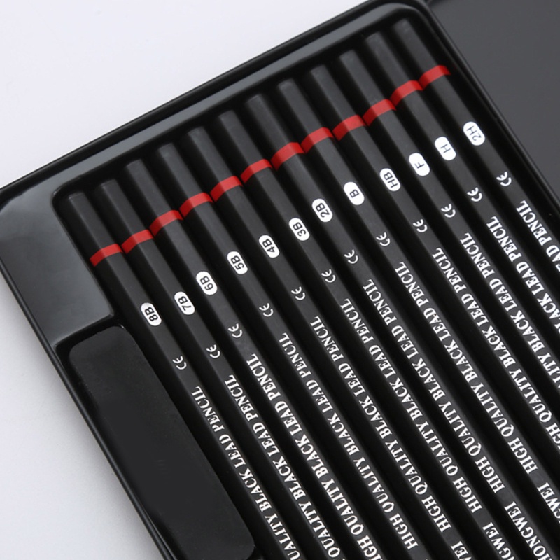 Bộ Dụng Cụ Vẽ Tranh Chuyên Nghiệp Kèm Đồ Chuốt Bằng Kim Loại Dành Cho Người Mới Bắt Đầu