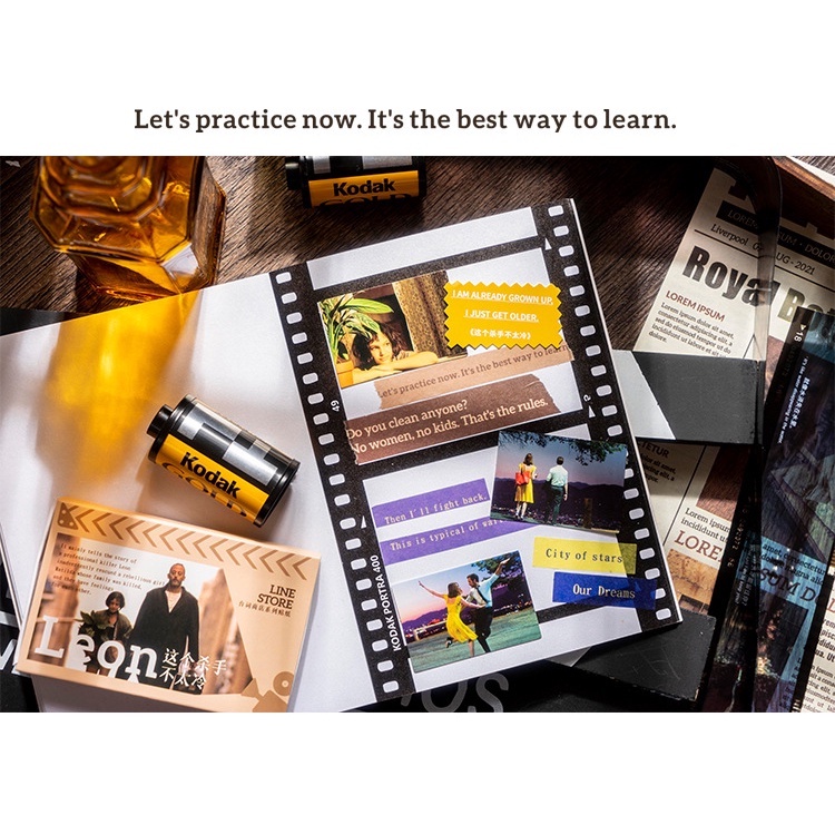 Hộp 60 sticker gồm những câu nói Tiếng Anh nổi tiếng trong phim